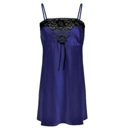 Снимка на DKaren Woman's Slip Flores Navy Blue