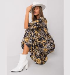 Снимка на Dress-DHJ-SK-13965-1.61P-Black-Yellow