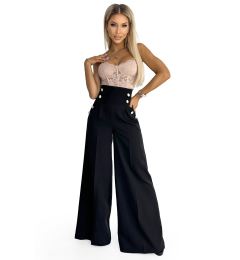 Снимка на Elegant wide trousers with a high waist Numoco