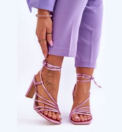 Снимка на Fashionable Heeled Sandals Tessoro Pink