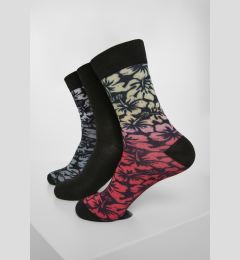 Снимка на Floral Socks 3-Pack Black/Grey/Red