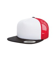 Снимка на Foam Trucker with white front blk/wht/red