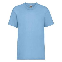 Снимка на Fruit of the Loom Blue Cotton T-shirt