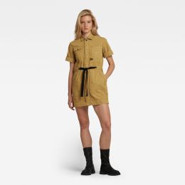 Снимка на G-STAR Dress - Army dress short sleeve mustard