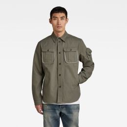 Снимка на G-STAR Jacket - Stand collar Overshirt green