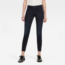 Снимка на G-STAR Jeans - Lynn 2-Zip Mid Skinny Ankle Wmn Black-Blue