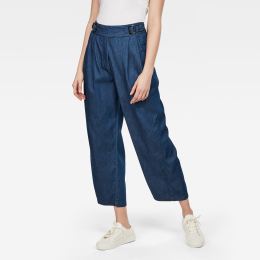 Снимка на G-STAR Pants - Bristum pleated wide leg chino wmn blue