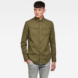 Снимка на G-STAR Shirt - Arc 3d slim shirt l\s olive