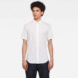 Снимка на G-STAR Shirt - Dressed super slim shirt with\s white