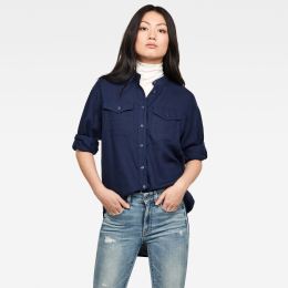 Снимка на G-STAR Shirt - Parota classic bf shirt wmn l\s dark blue