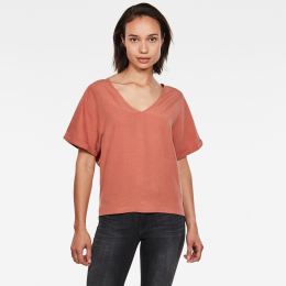 Снимка на G-STAR T-shirt - Joosa woven tee wmn s\s orange