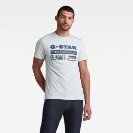 Снимка на G-STAR T-shirt - Originals hd graphic r t white