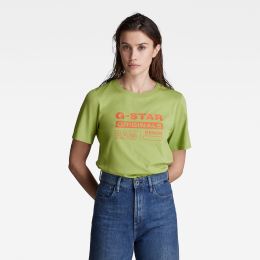 Снимка на G-STAR T-shirt - Originals label r t wmn green