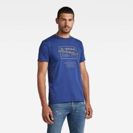 Снимка на G-STAR T-shirt - Originals logo r t blue