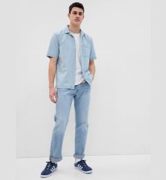 Снимка на GAP Denim Short Sleeve Shirt - Men