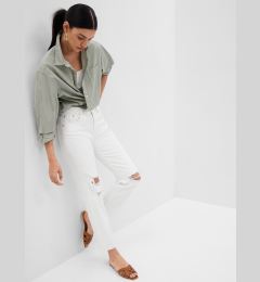 Снимка на GAP Jeans white straight high rise - Women