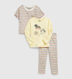 Снимка на GAP Kids Set organic T-shirts and Leggings - Girls