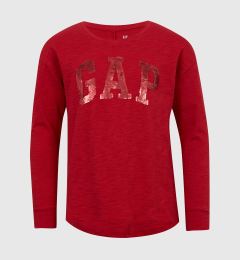 Снимка на GAP Kids T-shirt logo sequins - Girls