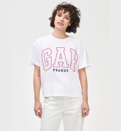 Снимка на GAP T-shirt Logo Prague easy short sleeve tee - Women's