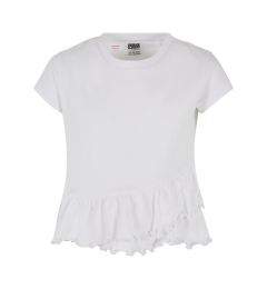 Снимка на Girls' Organic T-Shirt Volant White