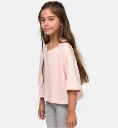 Снимка на Girls' Short Kimono T-Shirt Pink