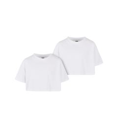 Снимка на Girls' Short Kimono Tee - 2 Pack White+White