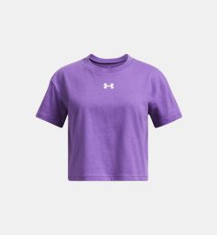 Снимка на Girls' T-shirt Under Armour UA CROP SPORTSTYLE LOGO SS-PPL - Girls