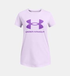 Снимка на Girls' T-shirt Under Armour UA G SPORTSTYLE LOGO SS-PPL - Girls