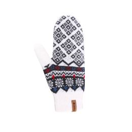 Снимка на Gloves Kama Knitted Merino R111 black L, white