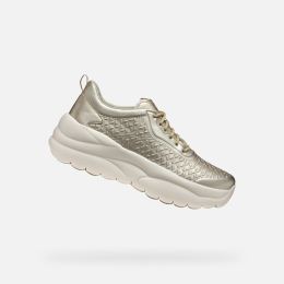 Снимка на Gold women's sneakers Geox Xtors - Women's