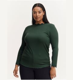 Снимка на Green Long Sleeve T-Shirt Fransa - Women