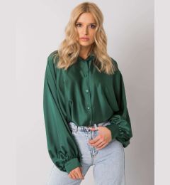 Снимка на Green shirt with wide sleeves Cristina