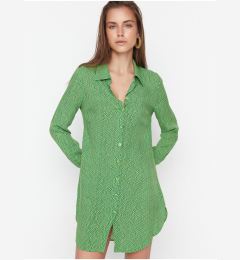 Снимка на Green Women's Elongated Shirt Trendyol - Women