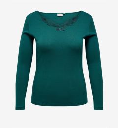 Снимка на Green women's long sleeve T-shirt ONLY CARMAKOMA New Kira - Women