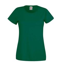 Снимка на Green Women's T-shirt Lady fit Original Fruit of the Loom