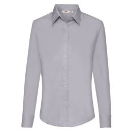 Снимка на Grey lady-fit shirt Oxford Fruit Of The Loom