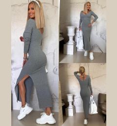 Снимка на Grey maxi pencil dress By o la la