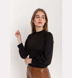 Снимка на HAKKE Balloon Front Drop Sleeve Crepe Blouse