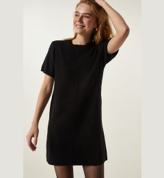 Снимка на Happiness İstanbul Black Soft Textured Mini Knitwear Dress