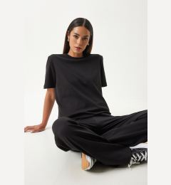 Снимка на Happiness İstanbul Women's Black T-Shirt Tracksuit