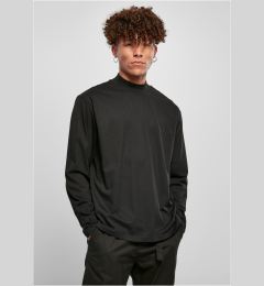 Снимка на Heavy Boxes Mock Neck Long Sleeve Neck Black