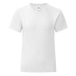 Снимка на Iconic Fruit of the Loom Girls' White T-Shirt