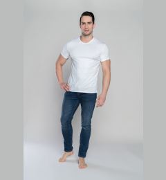 Снимка на Ikar V-neck Short Sleeve T-Shirt - White