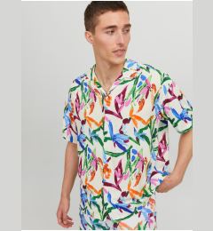 Снимка на Jack & Jones L Colorful Men's Patterned Short Sleeve Shirt - Men's