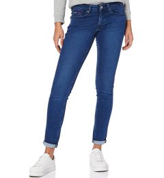 Снимка на Jeans- Tommy Jeans LOW RISE SKINNY SOPHIE PLSHBS dark blue