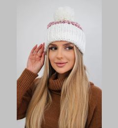 Снимка на Kesi Cap with a pompom Ellen K325 white