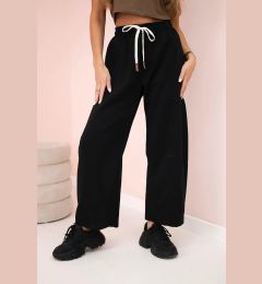 Снимка на Kesi Włoski Butter trousers tied at the waist black