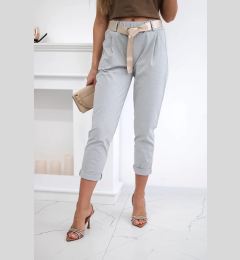 Снимка на Kesi Włoski Punto trousers with belt grey