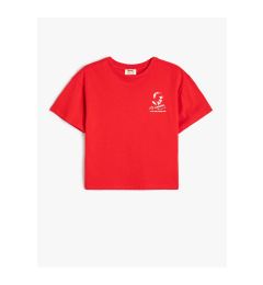 Снимка на Koton Atatürk Printed T-Shirt Short Sleeve Crew Neck Cotton