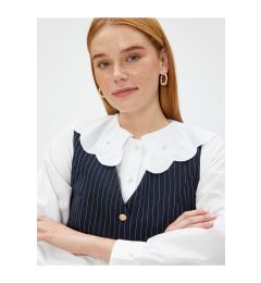 Снимка на Koton Baby Collar Shirt with Embroidery Detail Cotton